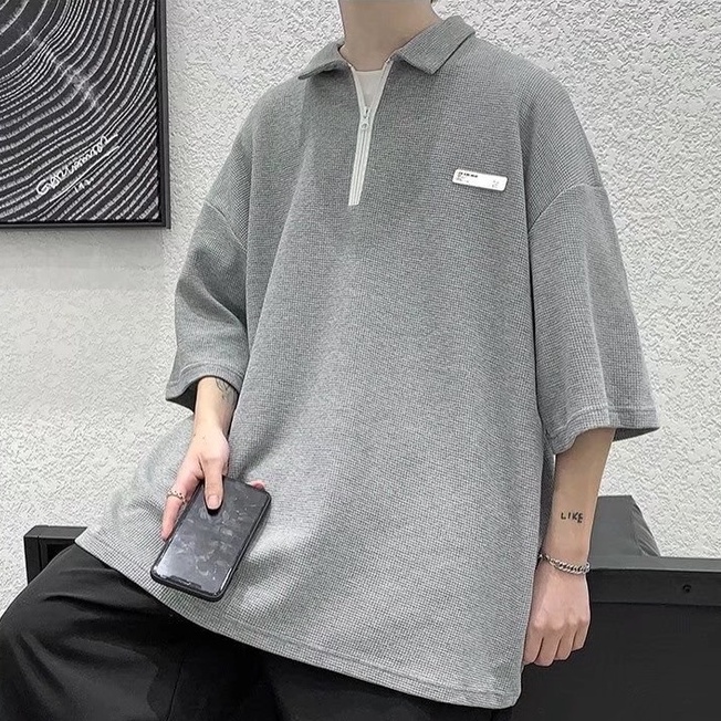 Áo polo Ngắn Tay Phong Cách Hàn Quốc Thời Trang Mùa Hè Dành Cho Nam