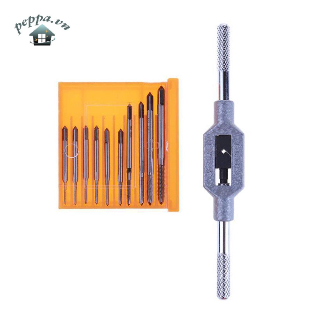 11pcs / set  Mini Screw Tap Set Hand Tap Thread Wire Tap / Threading Taps Attack Tool   M1 M1.2 M1.4 M1.6 M1.7 m1.8 M2 M2.5 M3 M3.5