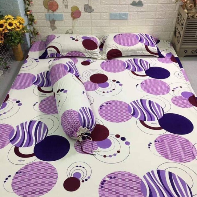 Bộ Drap thun Hàn Quốc size M6 (4 món)