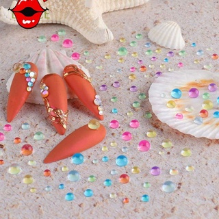 Đá Giọt Sương Trang Trí Móng- mix màu-mix size