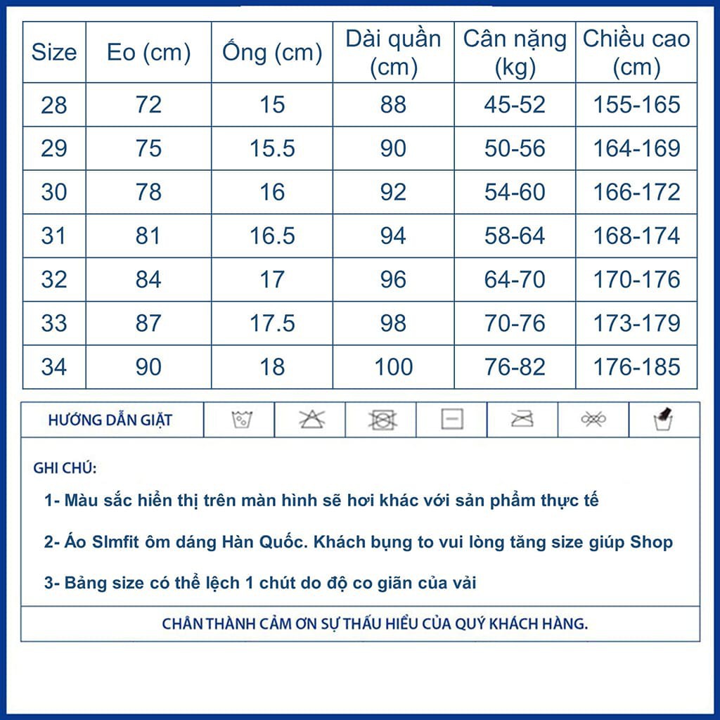 Quần Tây Nam Hàn Quốc Ống Côn Cao Cấp - Full màu: Xanh, đen, xám, kem chất vải co giãn dày dặn, form Slimfit hàn quốc | BigBuy360 - bigbuy360.vn