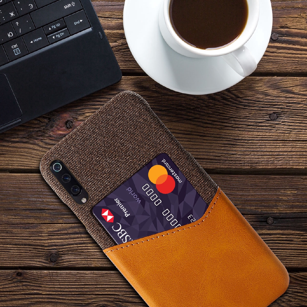 Xiaomi Mi 9 Mi 9 Pro Lite 8 Lite Pro 8 SE Case Luxury Leather Fabric Card Slot Shockproof Business Wallet Thin Cover