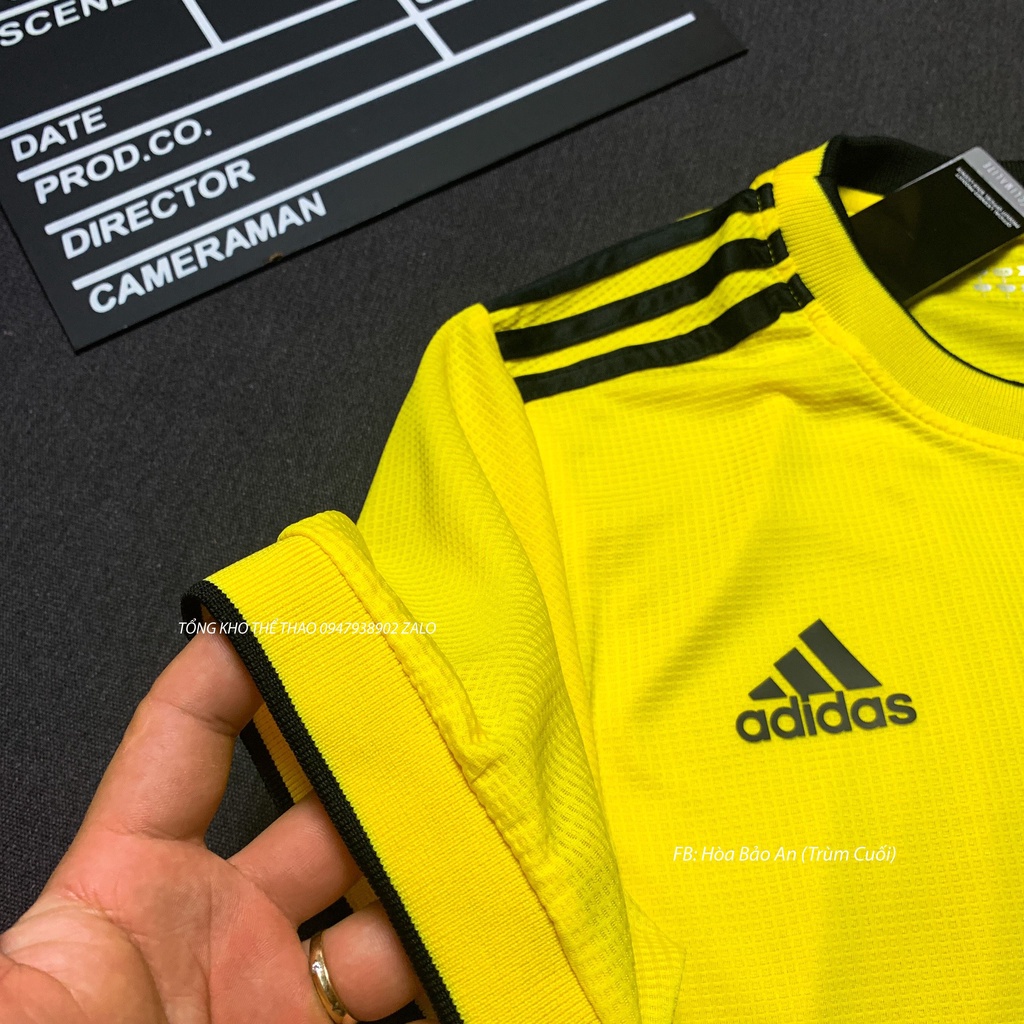 Bộ Quần Áo Bóng Đá Cầu Thủ Quang Hải-Quần Áo Bóng Đá CLB Pau FC- Vải Gai Thái Cao Cấp