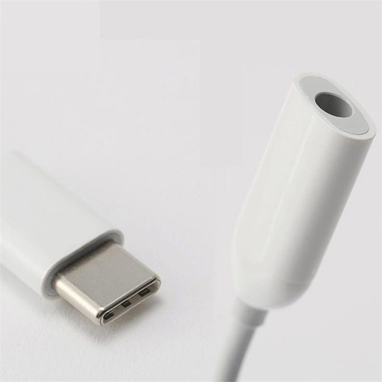 Xiaomi Type-C to 3.5mm Earphone cable Adapter Black shark MI 8 6 SE A2 MIX 2 2S USB-C male to 3.5 AUX audio female Jack