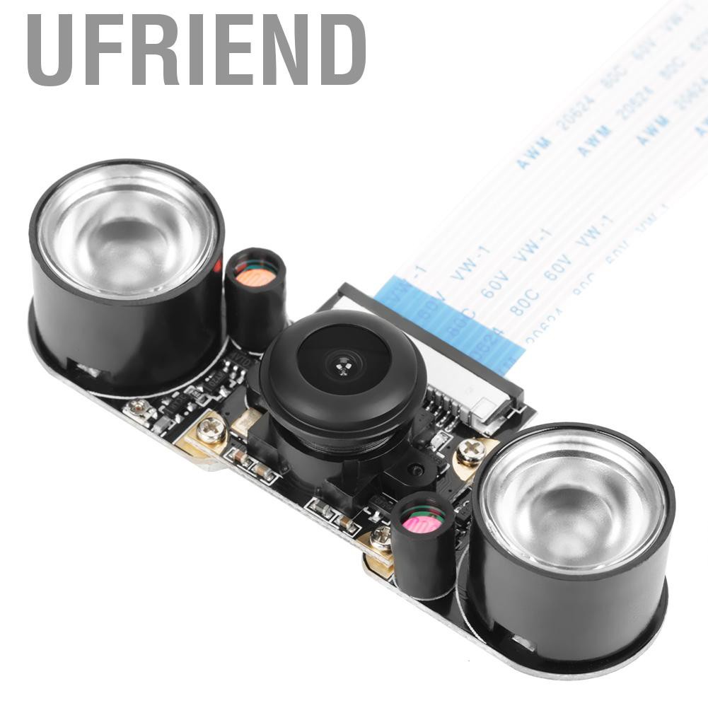 Ufriend 5 Million Pixels Night Vision 130° Viewing Angle Camera Module Board For Raspberry Pi B 3/2