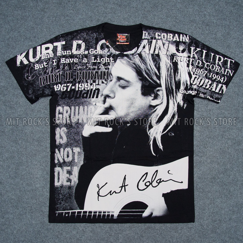 Áo Nirvana  - Áo Over Print công nghệ in Discharge  - Rock band tee - Áo Rock - Size M, L, XL