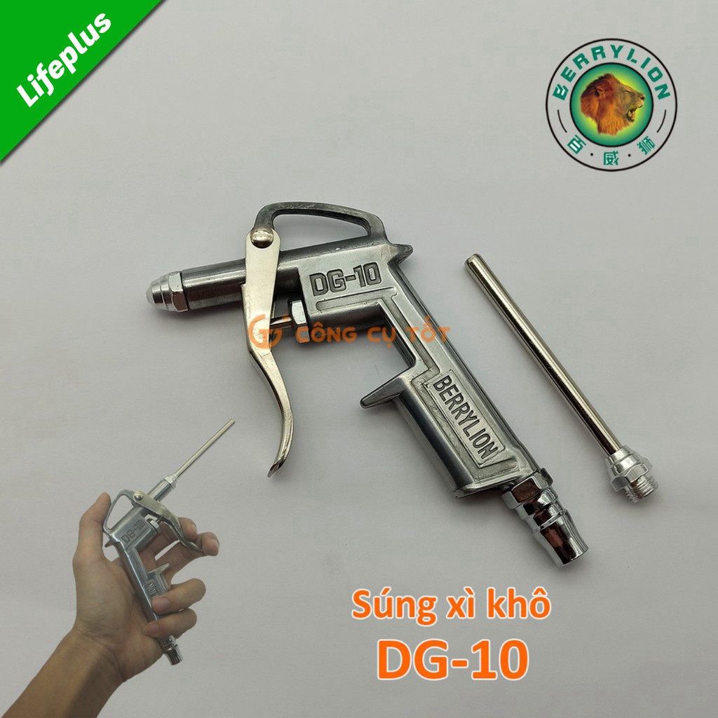 Súng xịt hơi xì khô thân thép Berrylion DG-10