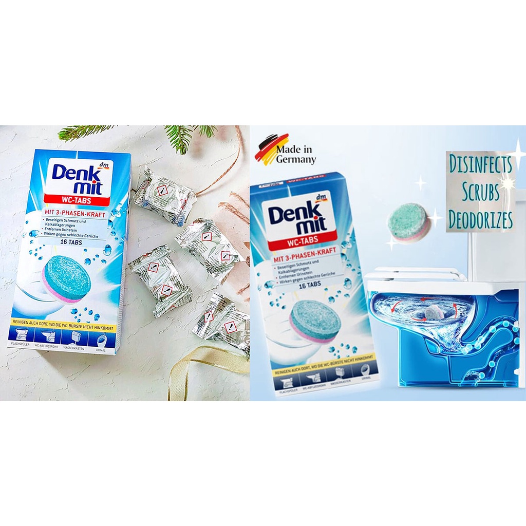 Viên tẩy và làm sạch bồn cầu DENKMIT