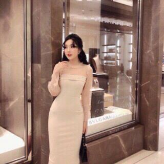 Đầm body tay dài xinh mới