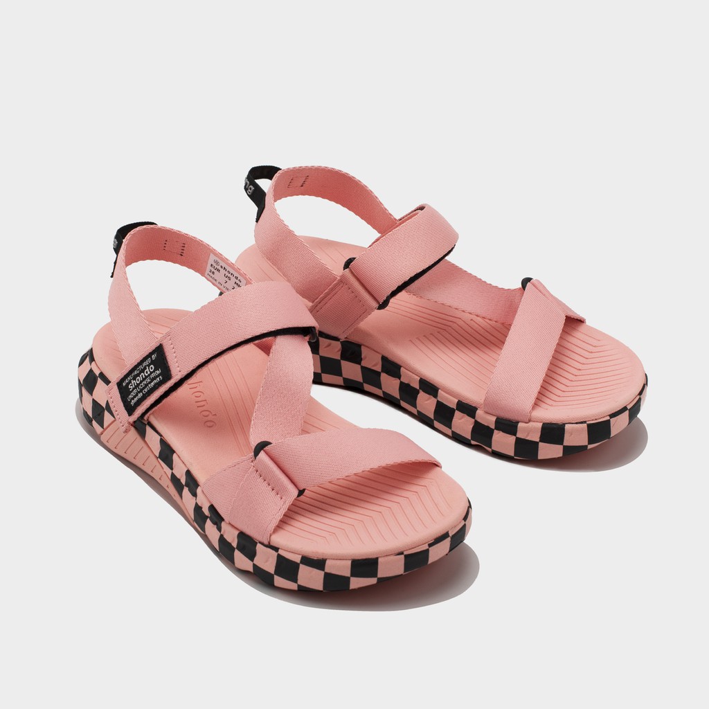 Giày sandals Shondo F7 Racing caro hồng F7C7070 | BigBuy360 - bigbuy360.vn