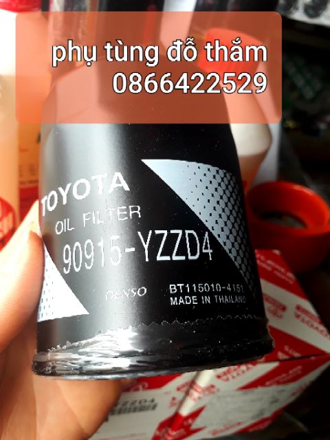 Lọc nhớt Fortuner , Innova, Hilux Thái Lan