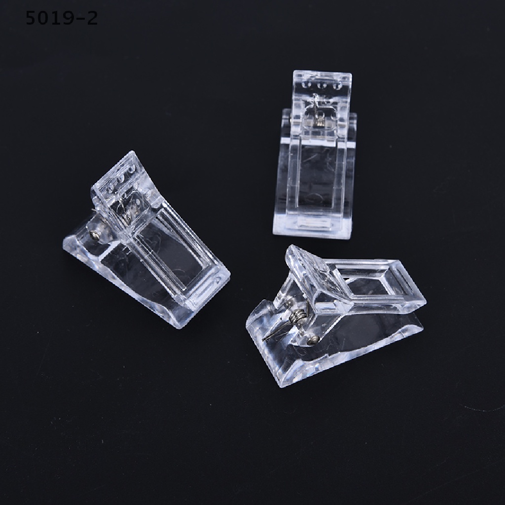 [GAV] Nail Tips Clip Transparent Finger Building Gel Extension Nails Art Manicure Tool {VN}