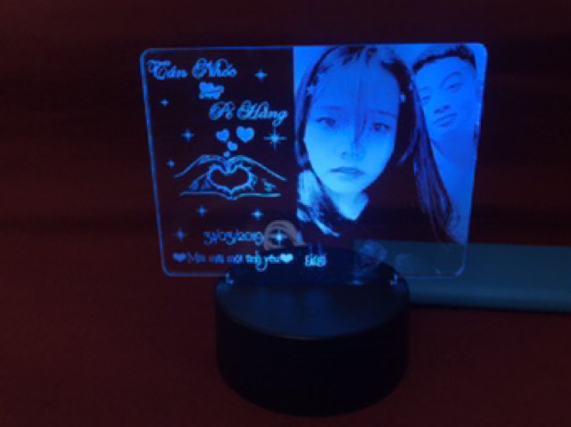 Đèn ngủ 3d, quà tặng khắc theo yêu cầu