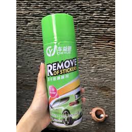 Bình Xịt Tẩy Keo Băng Dính Remover - Làm sạch vết băng dính keo dán mọi bề mặt, làm sạch vết sơn, keo dính trên xe ô tô