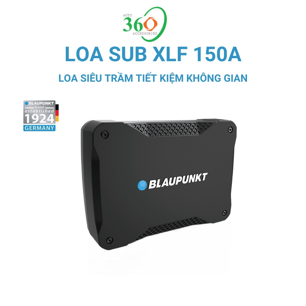 Loa Sub loa siêu trầm Blaupunkt XLf 150 A chính hãng, lắp gầm ghế tiết kiệm không gian xe ô tô