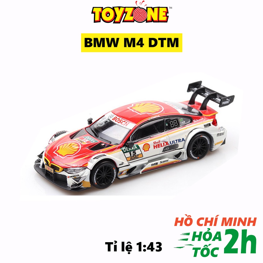Xe mô hình xe đua BMW M4 DTM tỉ lệ 1:43