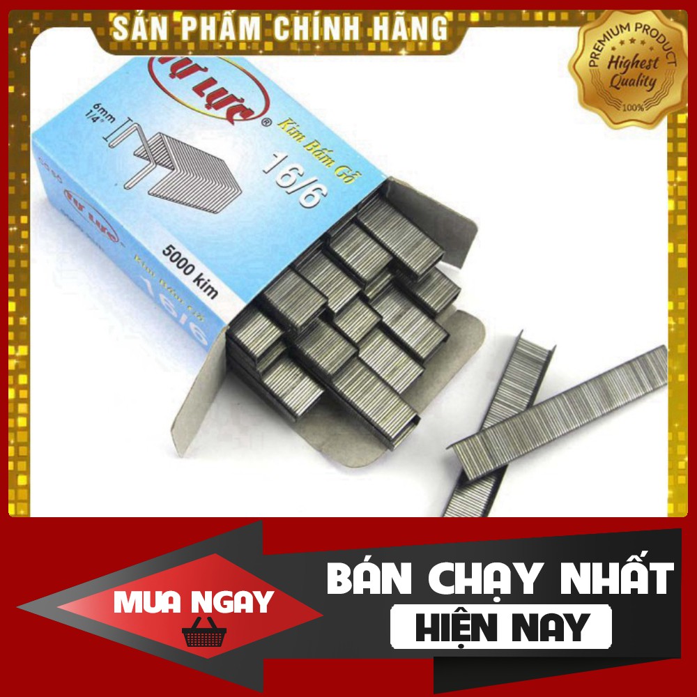 [ HÀNG CHÍNH HÃNG - GIÁ SẬP SÀN ] Hộp 5000 ghim bấm gỗ tự lực 16/6