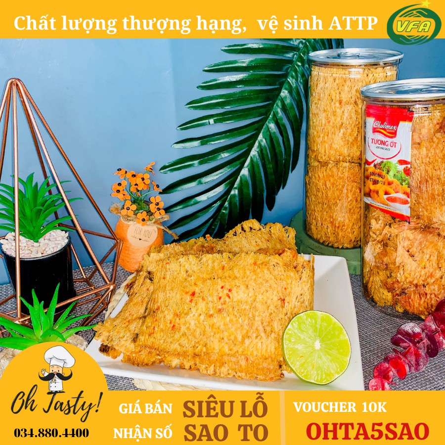 300G Hũ Mực Cán Tẩm Gia Vị Cay Tasty Food