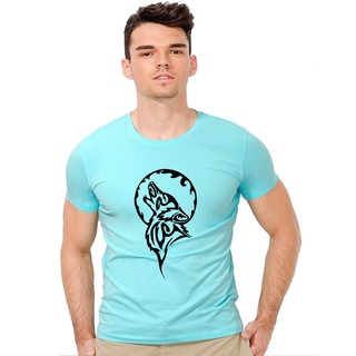 ÁO THUN NAM IN HỌA TIẾT CHÓ SÓI - ÁO HẠNH PHÚC