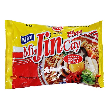 MÌ JIN CAY HÀN QUỐC OTTOGI 80G