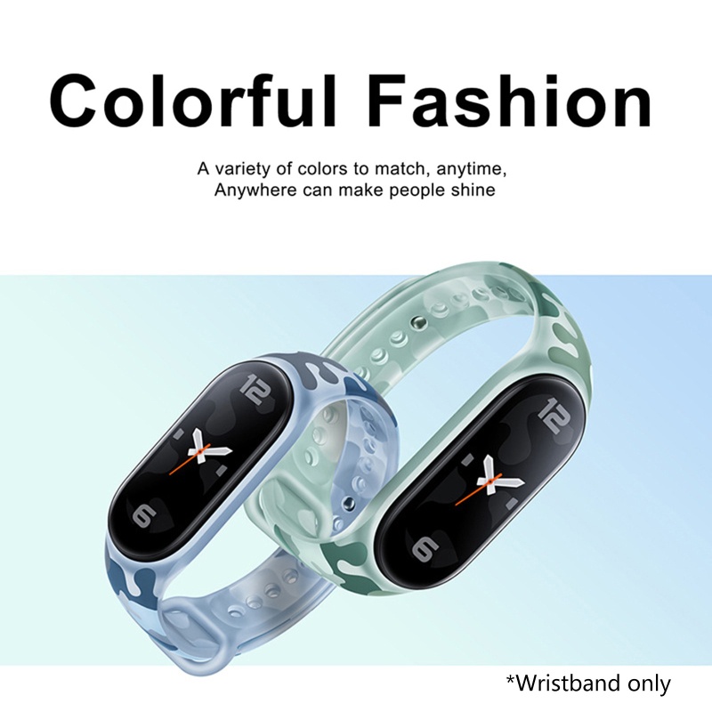 Dây Đeo Silicon Thoáng Khí Chống Nước Cho Đồng Hồ Thông Minh Mi Band 7