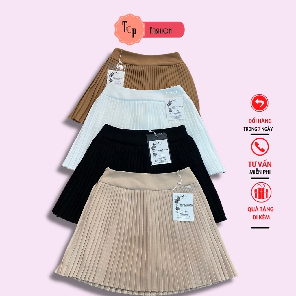 Chân váy xếp ly ngắn tenis Alvers dáng chữ a chất vải tuyết mưa mềm mịn có quần đùi trong A047 | BigBuy360 - bigbuy360.vn