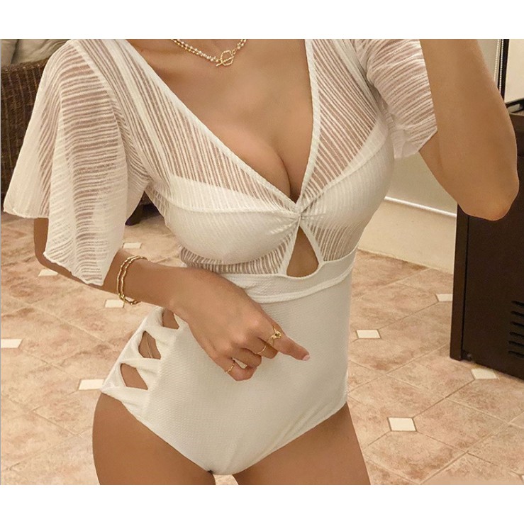 Đồ bơi nữ kín đáo QUEEN BIKINI Bikini 1 mảnh đi biển Quảng châu BIK005 | BigBuy360 - bigbuy360.vn