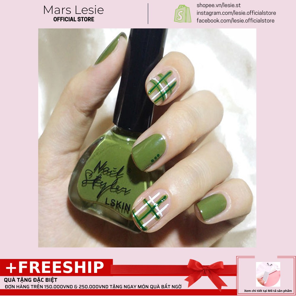 A19 Sơn Móng Tay Nail Styler A19 - Màu xanh green olive - SHOP STORE