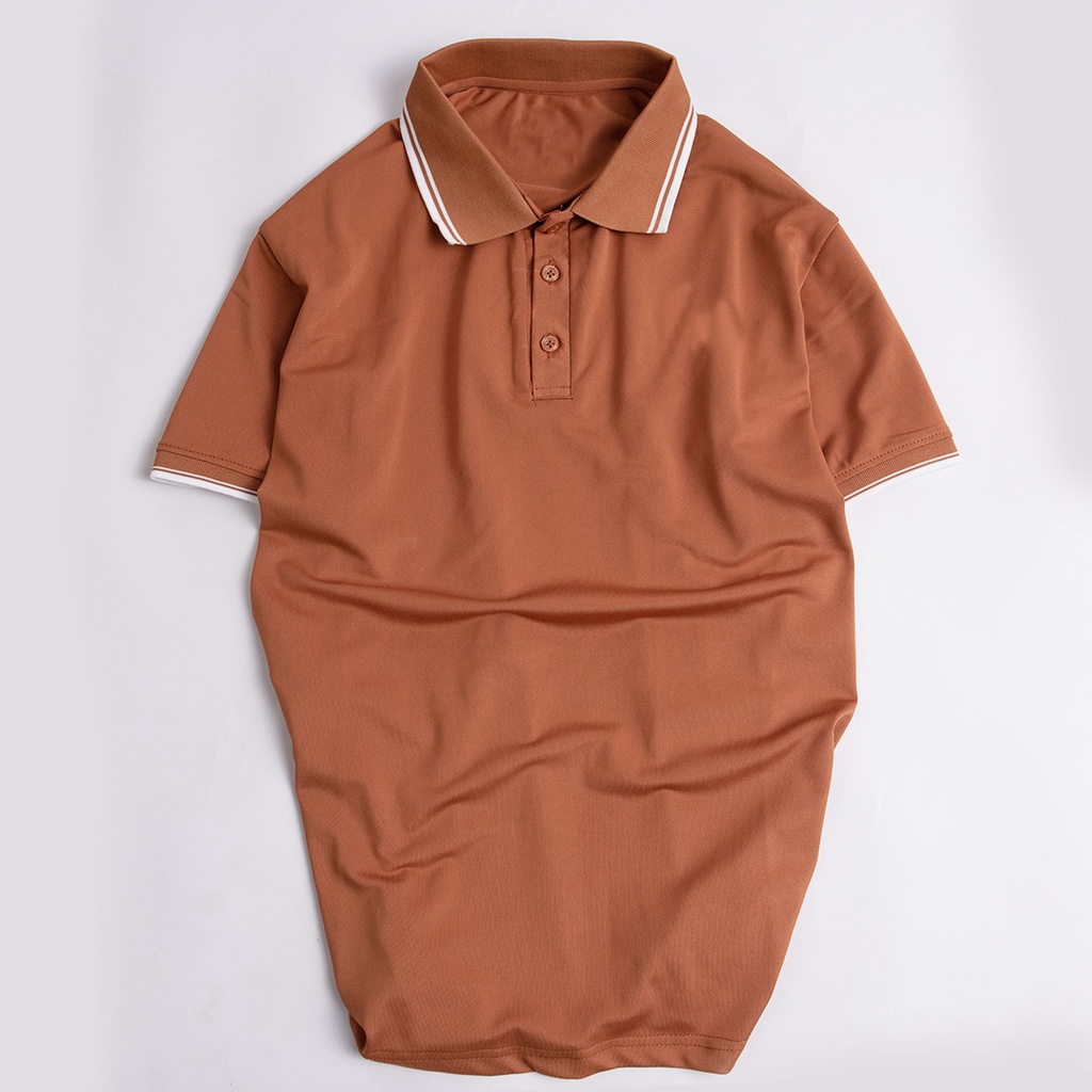 Áo Polo DINOMAN Basic Thêu Chữ Ký dinoman Vải Cá Sấu Co Dãn Mát Mẻ Phù Hợp Đi Làm Hoặc Đi Chơi