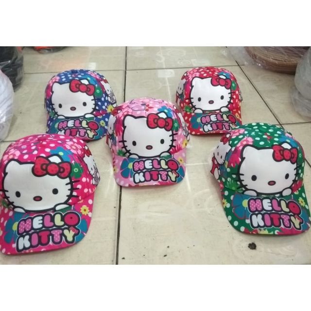 NHẬN BỎ SỈ CHO CÁC SHOP - Mũ Nón Cho Bé Gái Kitty - Hàng Cực chất giá cực tốt