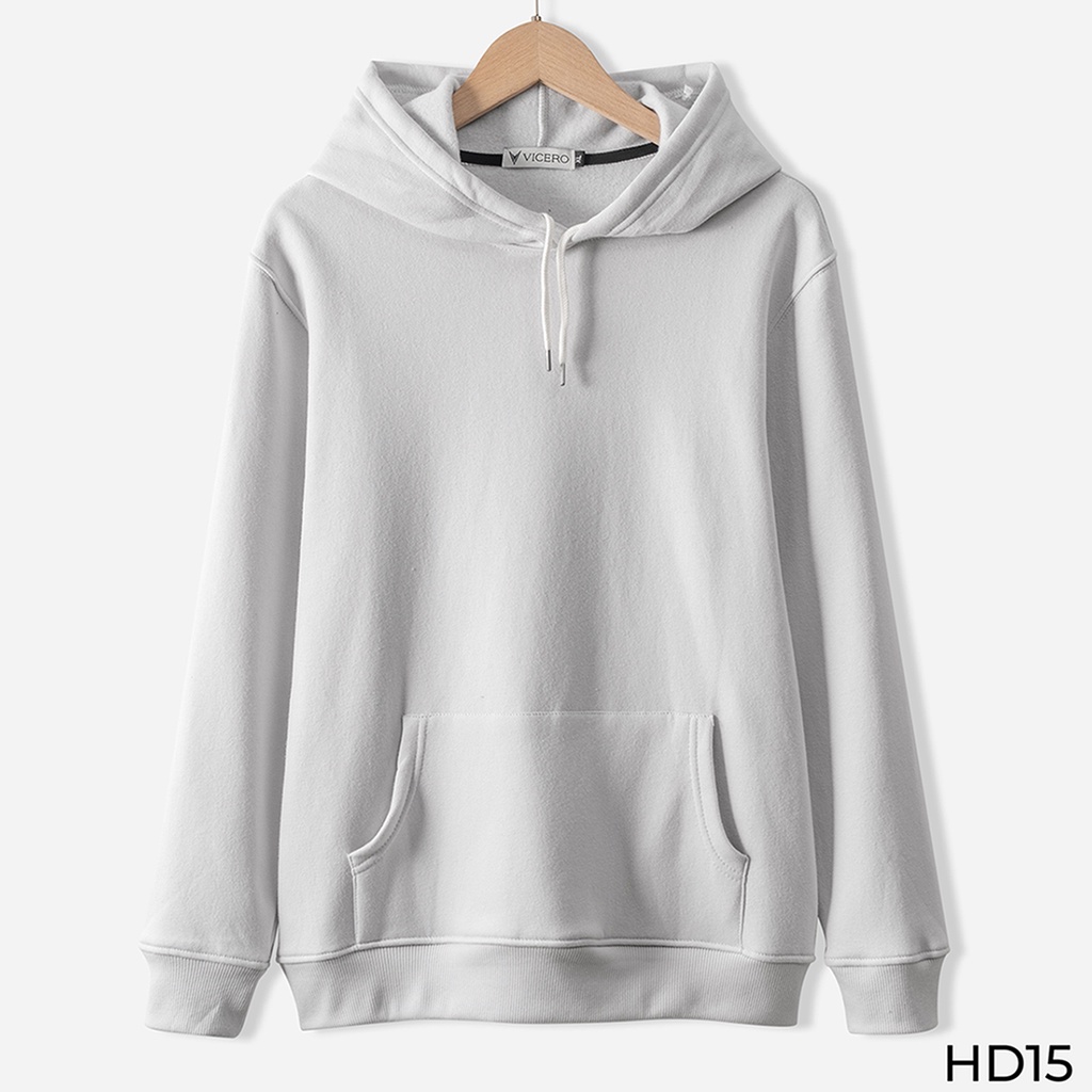 Áo Hoodie Trơn Thể Thao Thiết Kế Thời Trang Năng Động Cao Cấp VICERO