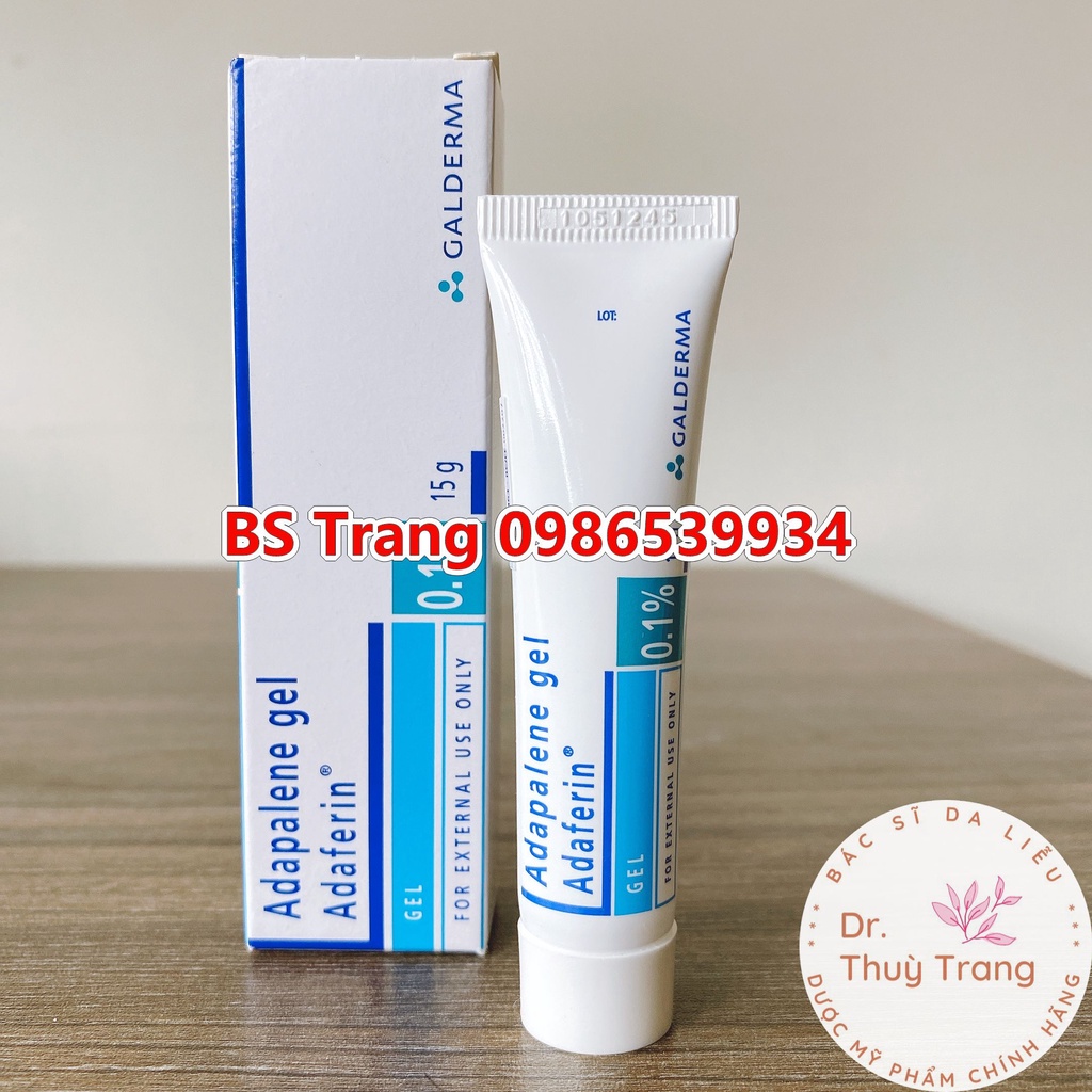 Differin Adapalene 0.1% cream - gel 15g - 30g giảm mụn hiệu quả