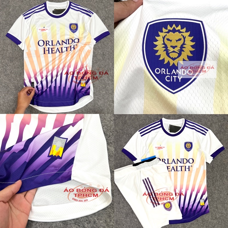ORLANDO 22/23 - Áo Bóng Đá bản PLAYER hàng Thái - ORLANDO Trắng Tím 22/23