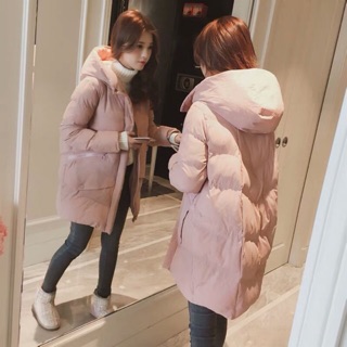 Áo khoác phao dáng dài QCCC