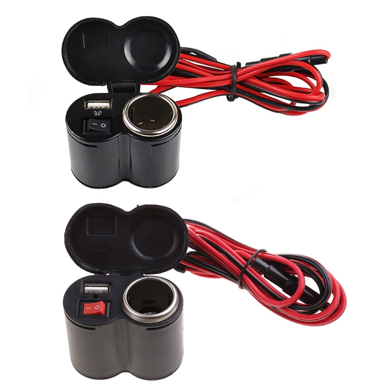 Bật Lửa Sạc Usb Chống Thấm Nước Cho Xe Máy / Xe Đạp Mới