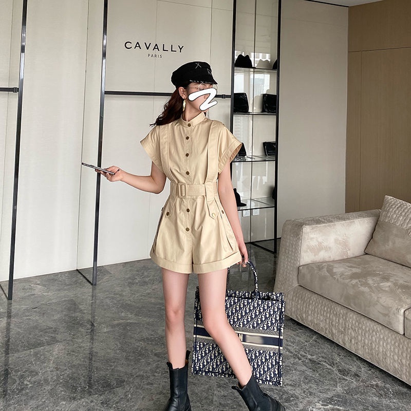 Jumpsuit Ngắn Phong Cách Phương Tây Thời Trang Mới Cho Nữ