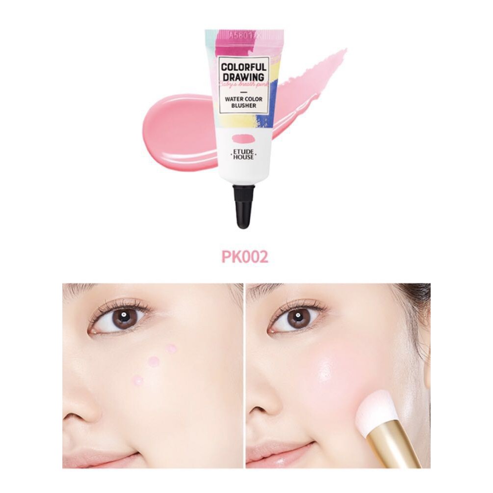 Phấn má dạng nước Water Color Blusher Coloful drawing 10g