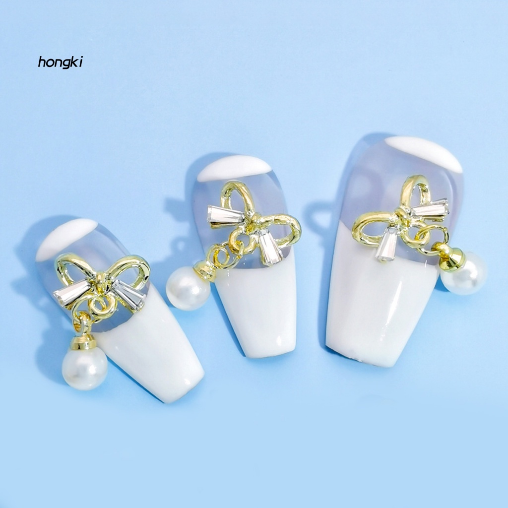 Set 10 Phụ Kiện Trang Trí Móng 3D DIY Độc Đáo Màu Sắc