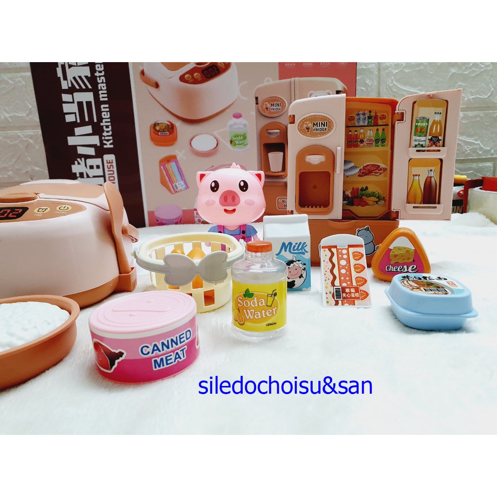 Bộ Đồ Chơi Nhà Bếp Nấu Ăn,Nồi Cơm Điện Đồ Chơi Cho Bé