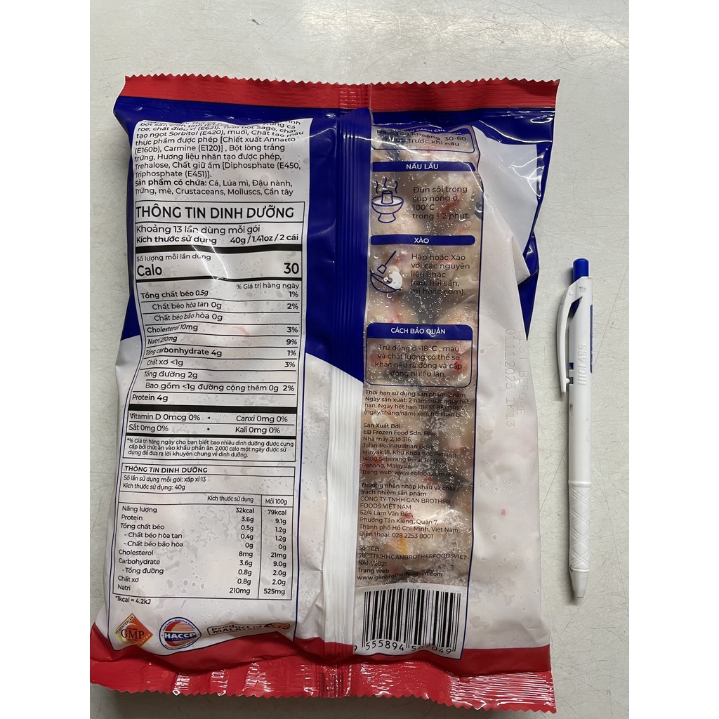 Tôm hùm viên EB 500g [chỉ giao khu vực tphcm]