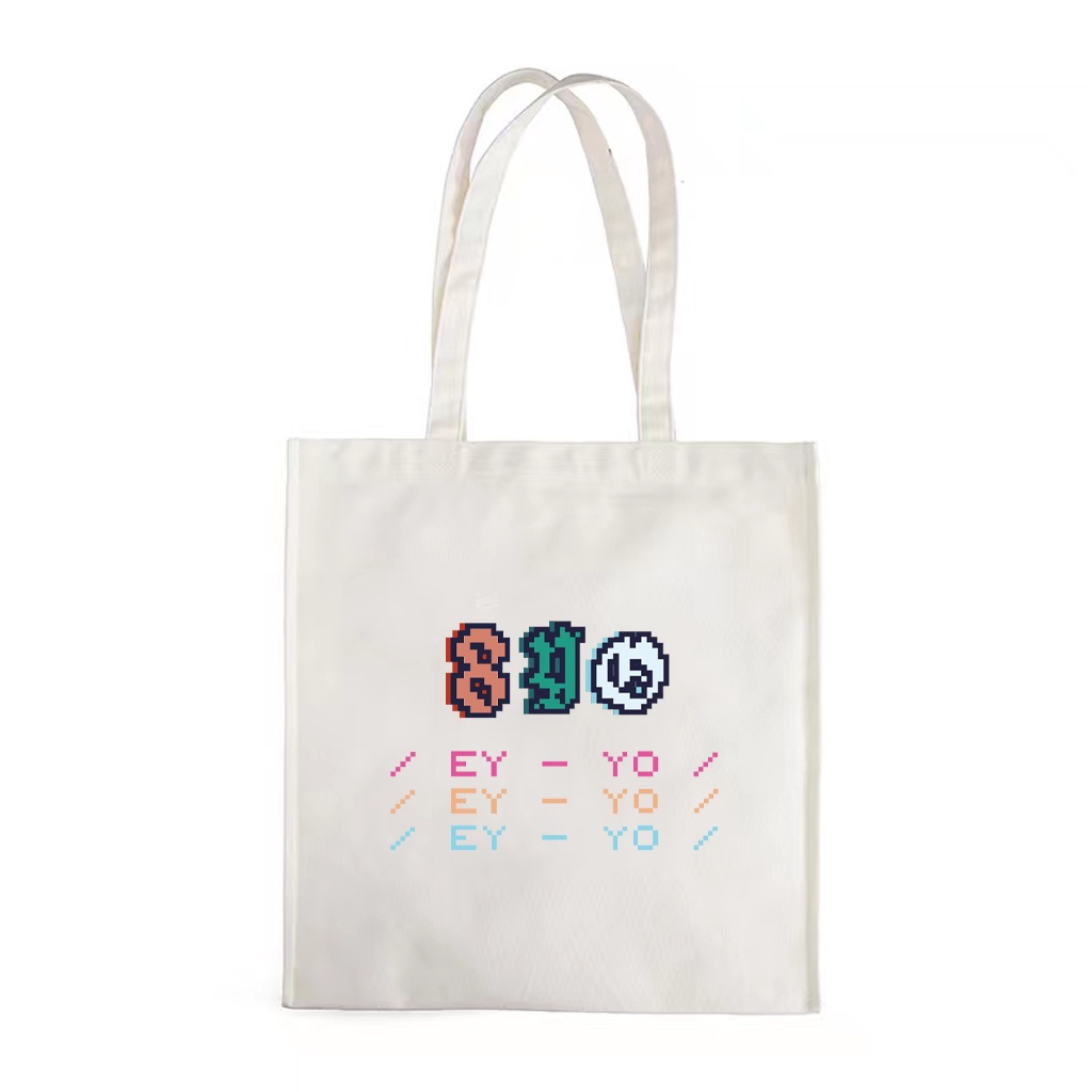 8YO Summer Vacation Tee - túi tote vải đi học