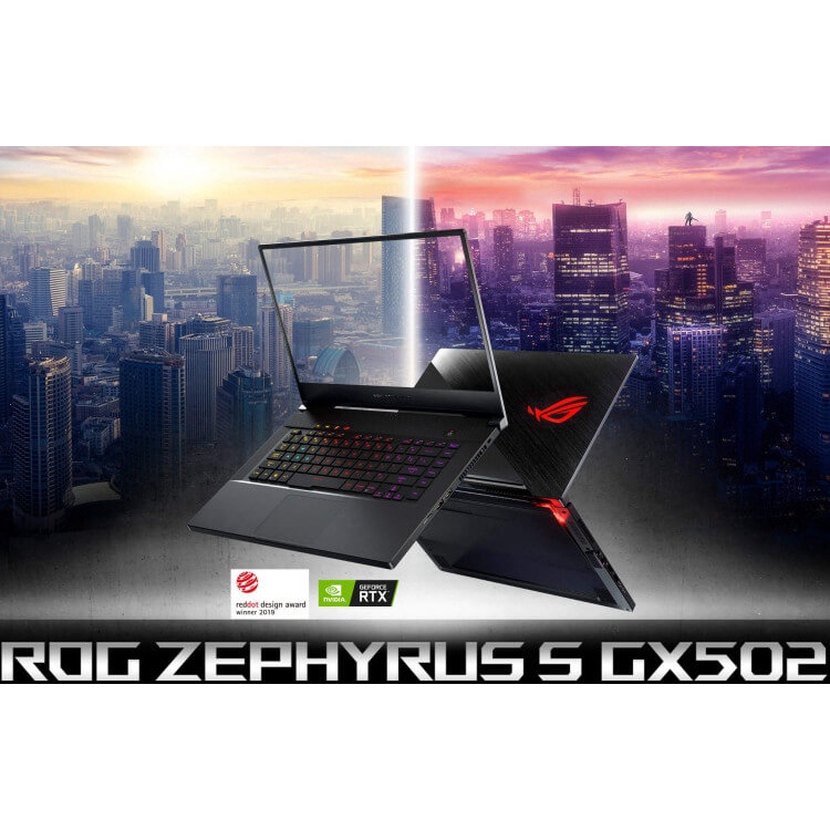 Laptop Asus ROG Zephyrus S GX502GW Core i7-9750H, RAM 16GB, SSD 1TB, NVIDIA GeForce RTX 2070 8 GB