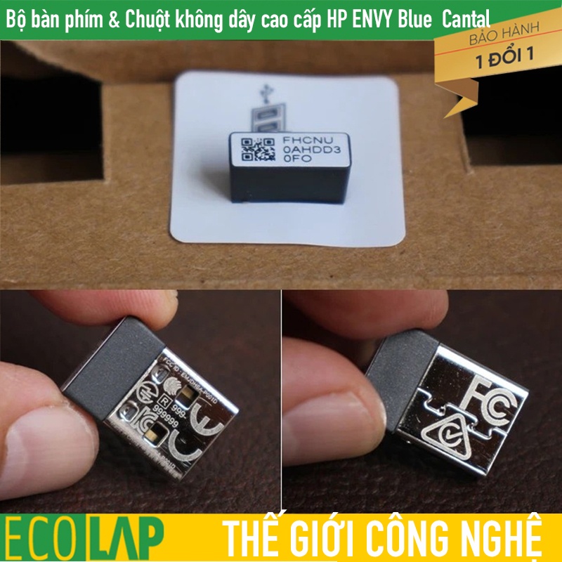 Bàn phím & Chuột không dây cao cấp HP ENVY Blue Cantal mới 100% + Tăng kèm pin xịn
