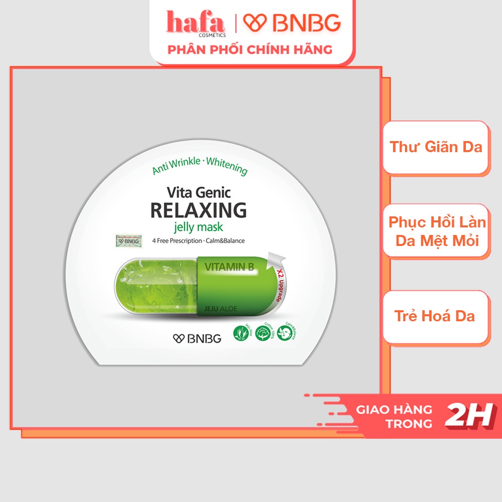 Mặt nạ giúp thư giãn phục hồi da mệt mỏi BNBG Vita Genic Relaxing Mask Vitamin B