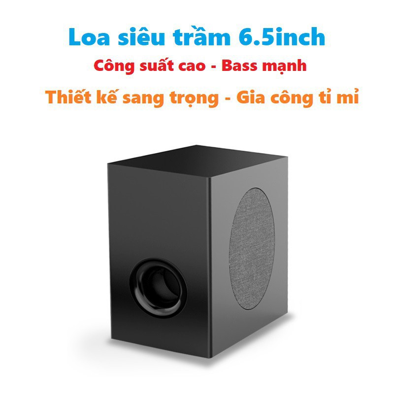 Loa Soundbar + Trầm 5.1 Bluetooth Hát Karaoke AMOI L5 Tặng 02 Micro Không Dây Cao Cấp