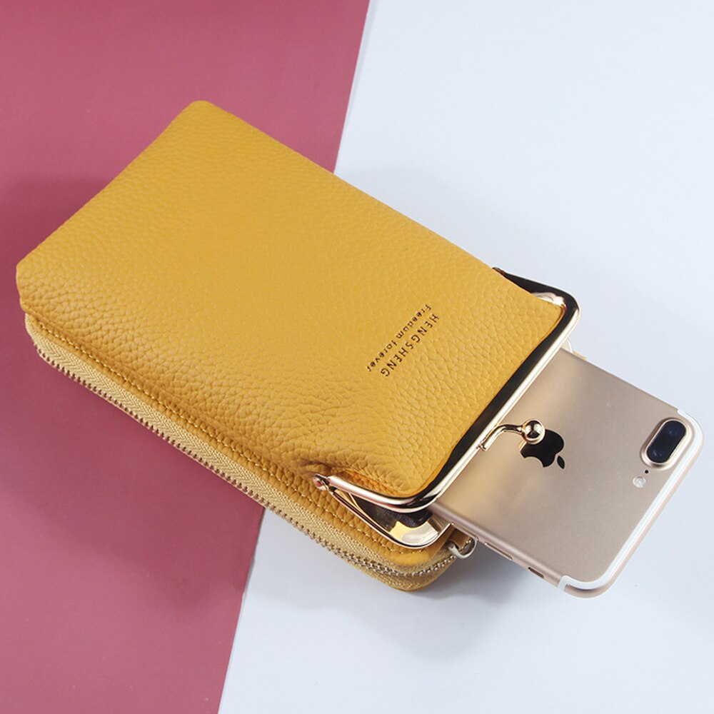 Túi Đeo Chéo Vai JASMIN NOIR Da PU Mini Sức Chứa Lớn Đựng Thẻ/Tiền Xu/Điện Thoại Tiện Lợi Khi Đi Du Lịch Cho Bạn Nữ