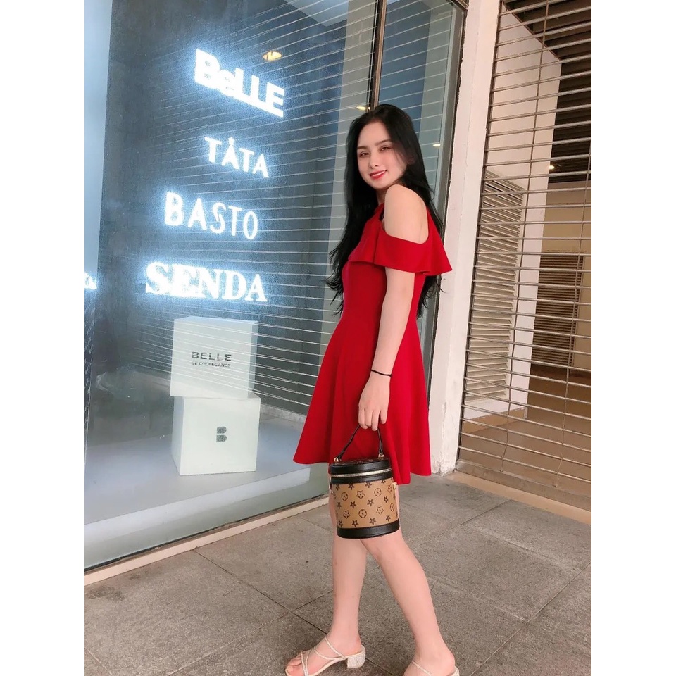 Túi xách nữ mini, túi đeo chéo túi hộp , túi tròn trống