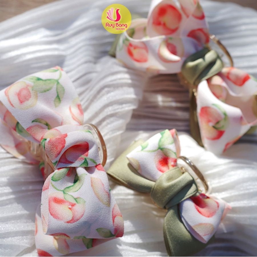 Ruy băng hoa HQ 38mm dùng làm nơ bờm, kẹp tóc - RB2212