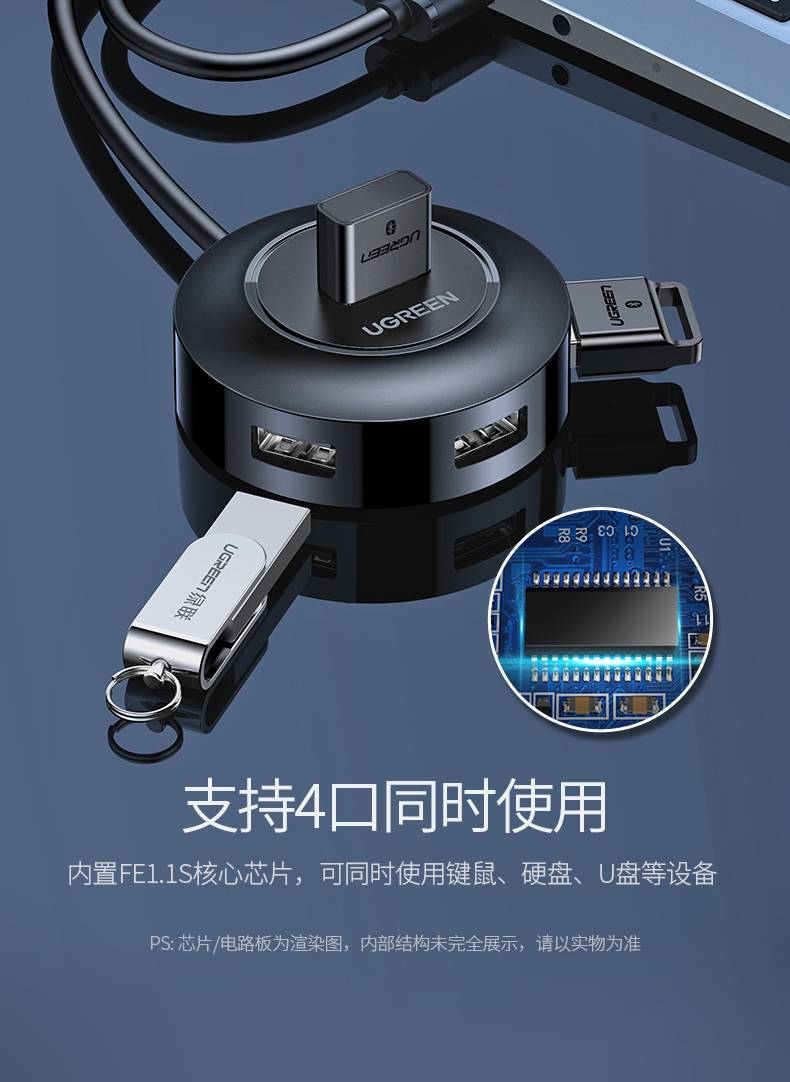 UBS Đầu Chuyển Đổi Usb Type C Đa Năng Cho Laptop | BigBuy360 - bigbuy360.vn