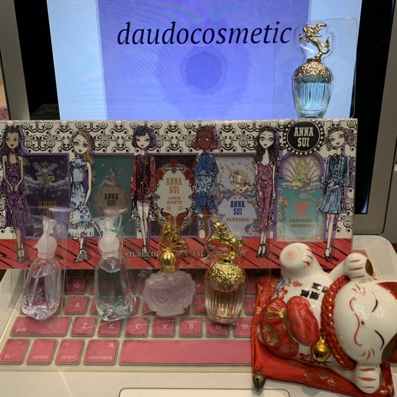 Set Nước hoa Anna Sui Fantasia Mermaid - La vie de Boheme - Lucky Wish